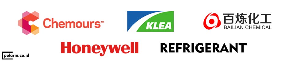 Brand Freon AC yang Dijual Polarin Xinindo