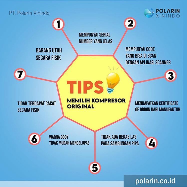 tips memilih kompresor asli original